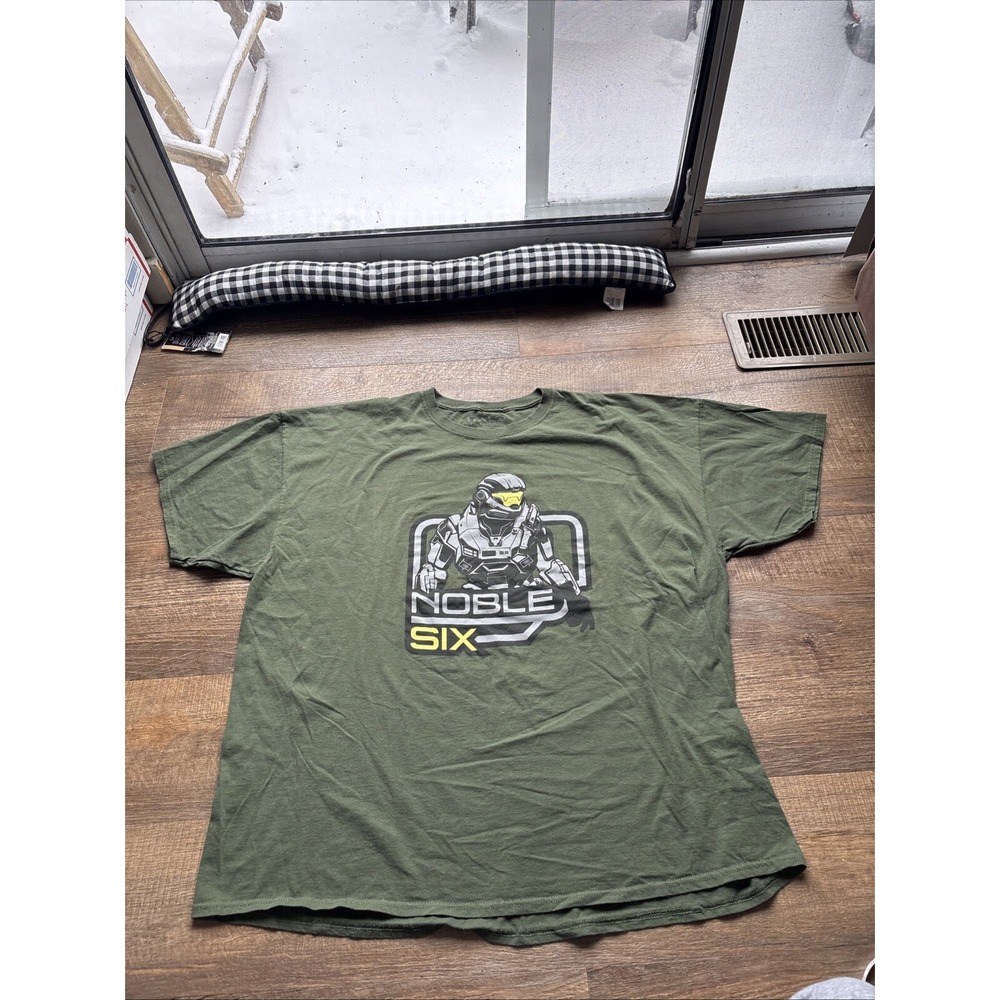 Halo Legendary Crate Noble Six Lootwear Exclusive T Shirt Mens Sz 2XL XXL Green